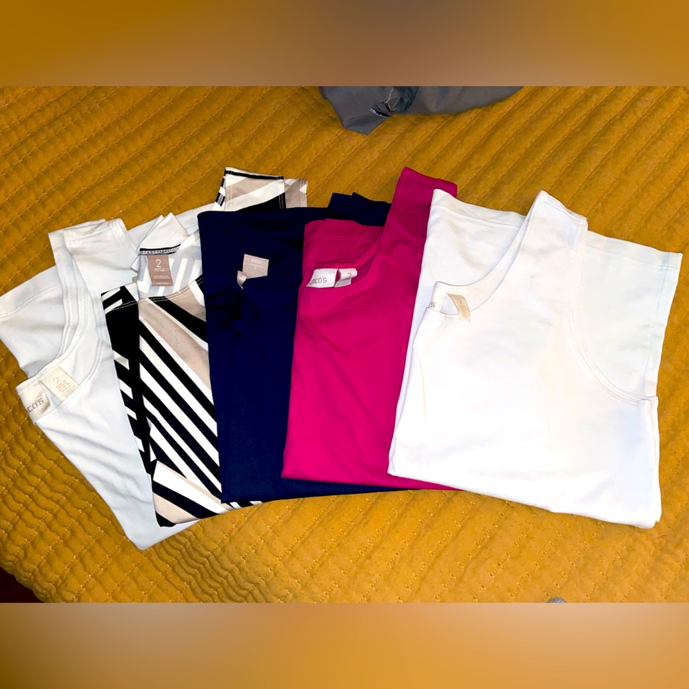 Pack of 5 Chicos tank tops